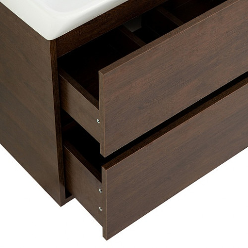 BelBagno Тумба с раковиной Neon 60 с 2 ящиками подвесная Rovere Scuro