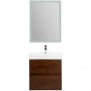 BelBagno Тумба с раковиной Neon 60 с 2 ящиками подвесная Rovere Scuro