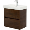 BelBagno Тумба с раковиной Neon 60 с 2 ящиками подвесная Rovere Scuro
