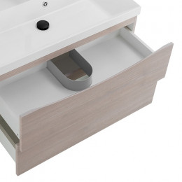 BelBagno Тумба с раковиной Marino 80 подвесная Rovere Grigio