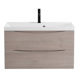 BelBagno Тумба с раковиной Marino 80 подвесная Rovere Grigio