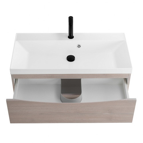 BelBagno Тумба с раковиной Marino 80 подвесная Rovere Grigio