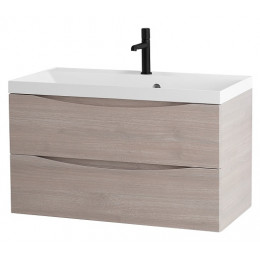 BelBagno Тумба с раковиной Marino 80 подвесная Rovere Grigio