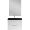 BelBagno Мебель для ванной Vittoria 80 Bianco Opaco с раковиной BB800/450-LV-ART-AST-NERO