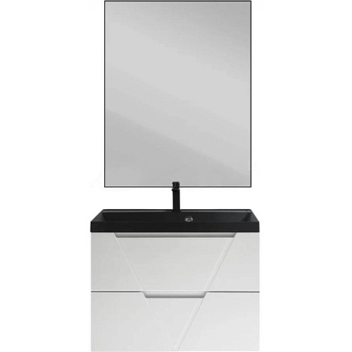 BelBagno Мебель для ванной Vittoria 80 Bianco Opaco с раковиной BB800/450-LV-ART-AST-NERO