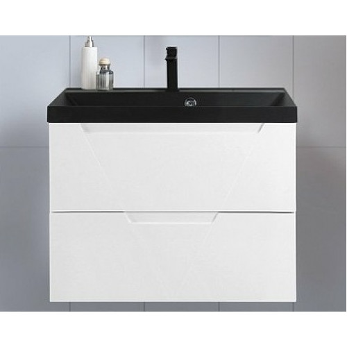 BelBagno Мебель для ванной Vittoria 80 Bianco Opaco с раковиной BB800/450-LV-ART-AST-NERO