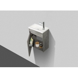 BelBagno Мебель для ванной Pietra mini 40 L Stucco Cemento, BTN