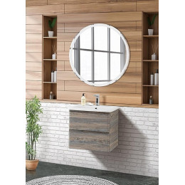 BelBagno Тумба с раковиной Albano-Cer 60 подвесная Pino Scania