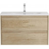 BelBagno Тумба с раковиной Kraft 39 80 Rovere Nebrasca Nature с раковиной BB-8099-3-80