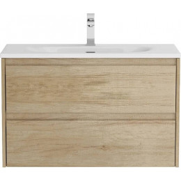 BelBagno Тумба с раковиной Kraft 39 80 Rovere Nebrasca Nature с раковиной BB-8099-3-80