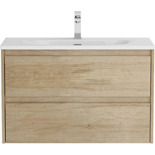 BelBagno Тумба с раковиной Kraft 39 80 Rovere Nebrasca Nature с раковиной BB-8099-3-80