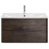 BelBagno Тумба с раковиной Acqua 90 подвесная Rovere Nature Grigio