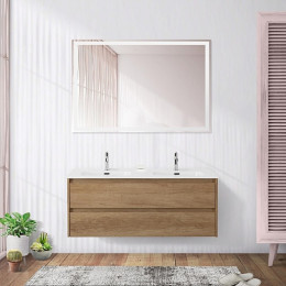 BelBagno Тумба с раковиной Kraft 120 подвесная Rovere Nebrasca Nature