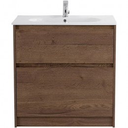 BelBagno Мебель для ванной Kraft 80 напольная Rovere Tabacco с раковиной LOV-800-LVB
