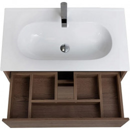 BelBagno Мебель для ванной Kraft 80 напольная Rovere Tabacco с раковиной LOV-800-LVB