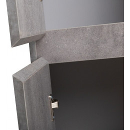 BelBagno Пенал для ванной Kraft 33/160 L Cemento Grigio