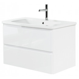 BelBagno Тумба с раковиной Albano-Cer 80 подвесная Bianco Lucido