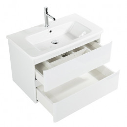BelBagno Тумба с раковиной Albano-Cer 80 подвесная Bianco Lucido