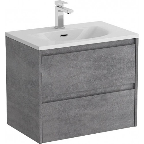 BelBagno Тумба с раковиной Kraft 39 70 подвесная Cemento Grigio с раковиной BB-8099-3-70