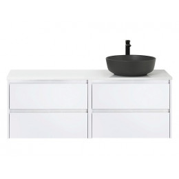BelBagno Тумба с раковиной Kraft 120 подвесная Bianco Opaco столешница EK-120-AS-BL-R