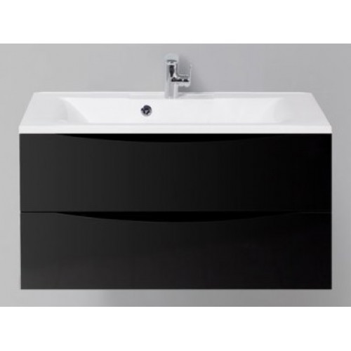 BelBagno Тумба для умывальника MARINO 900 Nero Lucido