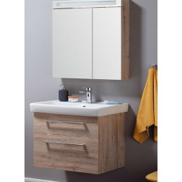 Dreja Зеркальный шкаф Max 80 дуб кантри