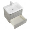 BelBagno Тумба с раковиной Albano-Cer 50 подвесная Cemento Verona Grigio