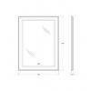 BelBagno Зеркало SPC-KRAFT-600-800-LED-TCH-WARM