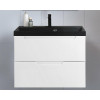 BelBagno Тумба с раковиной Vittoria 90 подвесная Bianco Lucido с раковиной BB900/450-LV-ART-AST-NERO