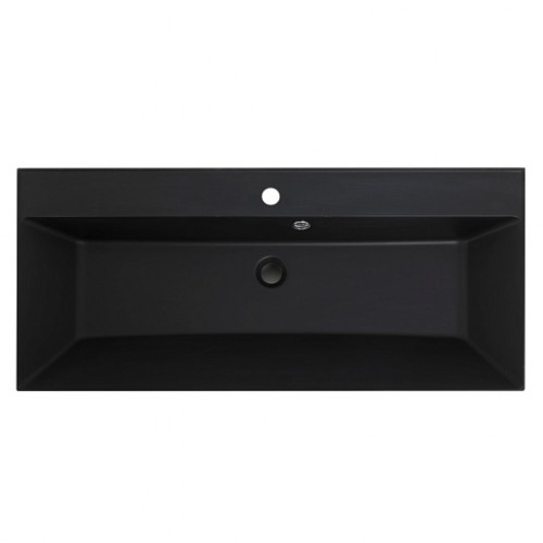 BelBagno Тумба с раковиной Vittoria 90 подвесная Bianco Lucido с раковиной BB900/450-LV-ART-AST-NERO