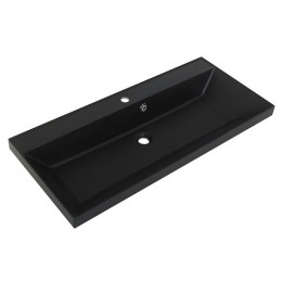 BelBagno Тумба с раковиной Vittoria 90 подвесная Bianco Lucido с раковиной BB900/450-LV-ART-AST-NERO