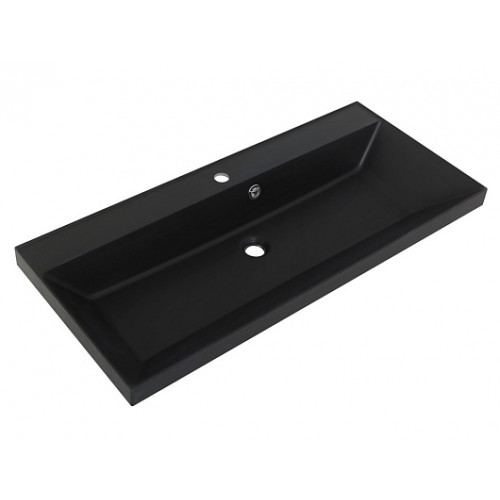 BelBagno Тумба с раковиной Vittoria 90 подвесная Bianco Lucido с раковиной BB900/450-LV-ART-AST-NERO