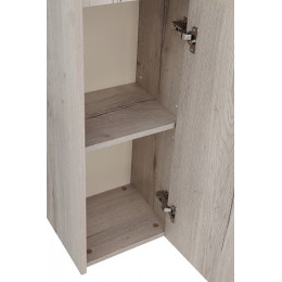 BelBagno Пенал для ванной Kraft 33/160 R Rovere Galifax Bianco