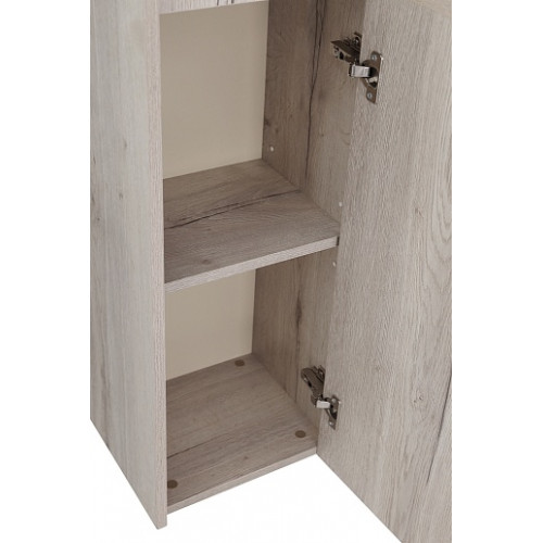 BelBagno Пенал для ванной Kraft 33/160 R Rovere Galifax Bianco