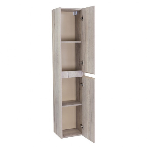 BelBagno Пенал для ванной Kraft 33/160 R Rovere Galifax Bianco