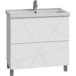 Vigo Тумба с раковиной Geometry 2-700 Como белая
