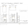 Comforty Мебель для ванной Матэ 40 подвесная дуб дымчатый
