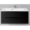 BelBagno Тумба для умывальника MARINO 1000 Nero Lucido