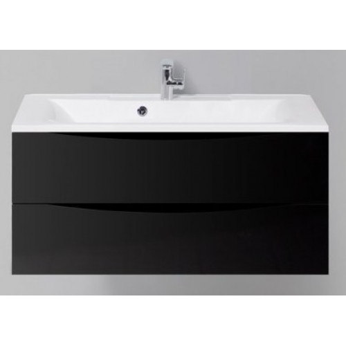 BelBagno Тумба для умывальника MARINO 1000 Nero Lucido