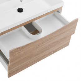 BelBagno Тумба с раковиной Marino 80 подвесная Rovere Bianco с раковиной 80/45 MR-AST