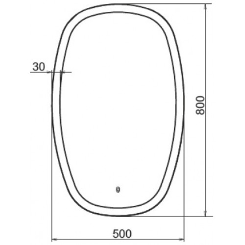 Comforty Зеркало Космея 50