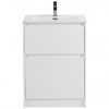 BelBagno Мебель для ванной Kraft 60 напольная Bianco Opaco раковина BB600ETL