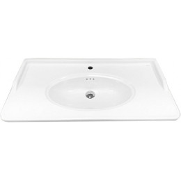 Comforty Тумба с раковиной Феррара 80 подвесная белая