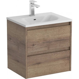 BelBagno Тумба с раковиной Kraft 39 50 подвесная Rovere Tabacco с раковиной BB-8099-3-50