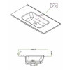 BelBagno Тумба с раковиной Kraft 39 80 напольная Rovere Tabacco