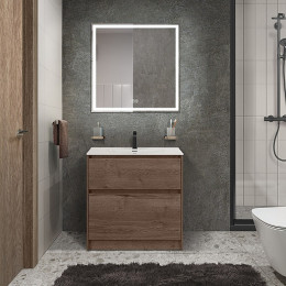 BelBagno Тумба с раковиной Kraft 39 80 напольная Rovere Tabacco
