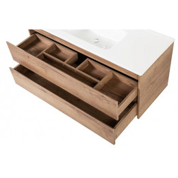 BelBagno Тумба с раковиной Kraft 120 подвесная Rovere Tabacco