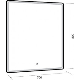 Dreja Зеркало Point 70x80 Led-подсветка