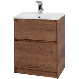 BelBagno Тумба с раковиной Kraft 60 напольная Rovere Tabacco с раковиной BB1923-600