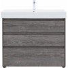 Aquanet Тумба с раковиной Nova Lite 100 дуб рошелье